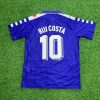 Rui Costa Fiorentina 1998 Retro Purple Kit Jersey Trikot