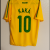 Kaka Leite Brazil 2010 World Cup Retro Yellow Jersey Trikot