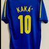 Kaka Leite Brazil 2010 World Cup Retro Blue Jersey Trikot Kaka Leite Brazil 2010 World Cup Retro Blue Jersey Trikot
