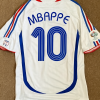 Kylian Mbappe France 2006 World Cup Final White Retro Kit – | Trikot | Maillot Kylian Mbappe France 2006 World Cup Final White Retro Kit – | Trikot | Maillot