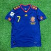 David Villa #7 - Spain Away 2010 World Cup Final Retro Jersey Trikot Maillot Camiseta David Villa #7 - Spain Away 2010 World Cup Final Retro Jersey Trikot Maillot Camiseta