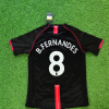 Bruno Fernandes Manchester United 2007-2008 Black Retro Jersey Trikot Camiseta Maillot