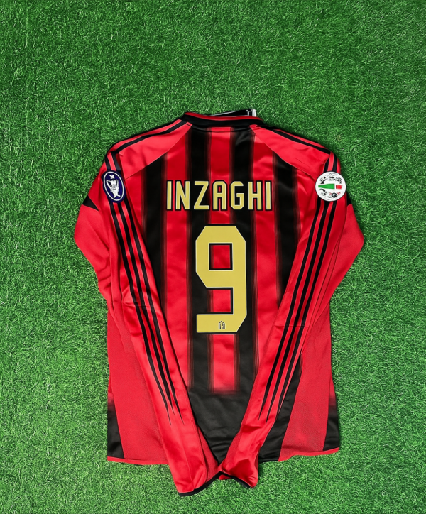 Filippo Inzaghi 9 – Milan 2003/2004 Red & Black Home Retro Kit Jersey Trikot Maillot