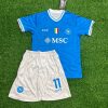 Kevin de Bruyne – Napoli Home Home Blue New Kit Jersey – | Kinder Trikot | Maillot Kevin de Bruyne – Napoli Home Home Blue New Kit Jersey – | Kinder Trikot | Maillot