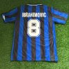 Zlatan Ibrahimović Inter Retro Kit Jersey Maillot Trikot Soccer Shirt Zlatan Ibrahimović Inter Retro Kit Jersey Maillot Trikot Soccer Shirt