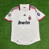 Alessandro Nesta Milan 2009 2010 Season White Retro Jersey Trikot Maillot