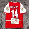 Thierry Henry SIGNED Arsenal 03/04 Home Jersey/Shirt - COA - 2003