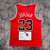 Michael Jordan SIGNED Chicago Bulls NBA #23 Signature Jersey/Shirt - COA - 1997/98