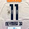 Neymar Jr Santos SIGNED Shirt Jersey 2012 Home Kit - COA - Retro Style