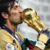 Gianluigi Buffon SIGNED Italy 2006 World Cup Home Jersey/Shirt - COA - Retro