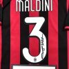 Paolo Maldini SIGNED AC Milan Jersey 2010 Final Home Shirt Jersey - COA Retro
