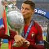 Cristiano Ronaldo SIGNED Portugal Euro WINNERS 15/16 Home Jersey/Shirt - COA - 2016