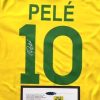 Pele Pelé SIGNED Brazil 1970 Home Jersey/Shirt - COA - Retro