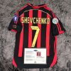 Andriy Shevchenko SIGNED AC Milan 06/07 Home Jersey/Shirt - COA - 2006/07 Retro