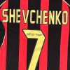 Andriy Shevchenko SIGNED AC Milan 06/07 Home Jersey/Shirt - COA - 2006/07 Retro