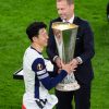 Son Heung-min SIGNED Tottenham Spurs Europa League FINAL Signature Shirt Jersey - COA - 24/25