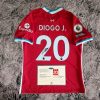 Diogo Jota SIGNED Liverpool 20/21 DEBUT Home Jersey/Shirt - COA - 2020