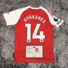Viktor Gyökeres SIGNED Arsenal 25/26 Home Jersey/Shirt - COA - 2025
