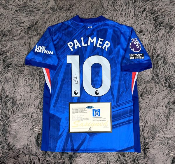 Cole Palmer SIGNED Chelsea 25/26 Home Jersey/Shirt - COA - 2025