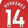 Viktor Gyökeres SIGNED Arsenal 25/26 Home Jersey/Shirt - COA - 2025