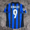 Ronaldo R9 SIGNED Inter Milan 98/99 Home Jersey/Shirt - COA - 1998 Retro