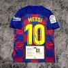 Lionel Messi SIGNED Barcelona 19/20 Home Jersey/Shirt - COA - Retro 2019