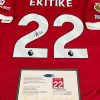 Hugo Ekitike SIGNED Liverpool 25/26 Debut Home Jersey/Shirt - COA - 2025