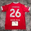 Liverpool FULL 2025 SIGNED Team Squad Signature Jersey/Shirt + COA 25/26