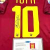 Francesco Totti SIGNED Roma Final Jersey/Shirt - COA - 2017 Retro