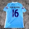 Sergio Aguero SIGNED Man City 11/12 Home Jersey/Shirt - COA - 2012
