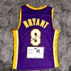 Kobe Bryant SIGNED Los Angeles Lakers Finals #8 Signature Jersey/Shirt - COA - 00/01