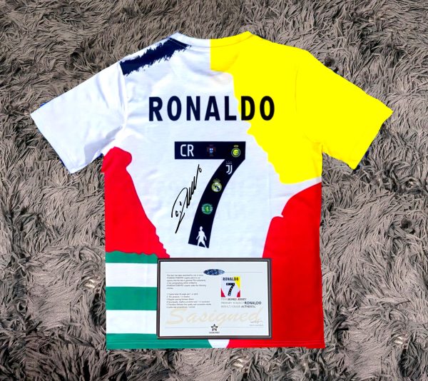 Cristiano Ronaldo SIGNED Special GOAT 25/26 Career Legacy Jersey/Shirt - COA - 2025
