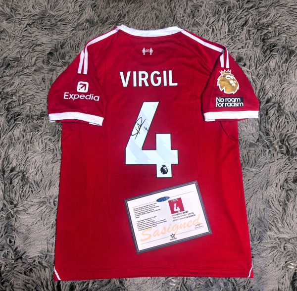 Virgil Van Dijk SIGNED Liverpool 25/26 Home Jersey/Shirt - COA - 2025