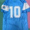 Diego Armando Maradona Napoli 1990 1991 Home Jersey Trikot Soccer Shirt Diego Armando Maradona Napoli 1990 1991 Home Jersey Trikot Soccer Shirt