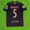 Sergio Busquets 2014/15 Retro Black Pink Jersey Maillot Trikot Maglia Sergio Busquets 2014/15 Retro Black Pink Jersey Maillot Trikot Maglia