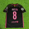 Andres Iniesta 2014/15 Retro Black Pink Jersey Maillot Trikot Maglia Andres Iniesta 2014/15 Retro Black Pink Jersey Maillot Trikot Maglia