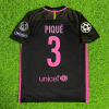 Gerard Pique 2014/15 Retro Black Pink Jersey Maillot Trikot Maglia Gerard Pique 2014/15 Retro Black Pink Jersey Maillot Trikot Maglia