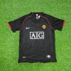 Ryan Giggs Manchester United 2007-2008 Black Retro Jersey Trikot Camiseta Maillot