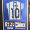 Framed Lionel Messi Signed Argentina 2026 Home Shirt